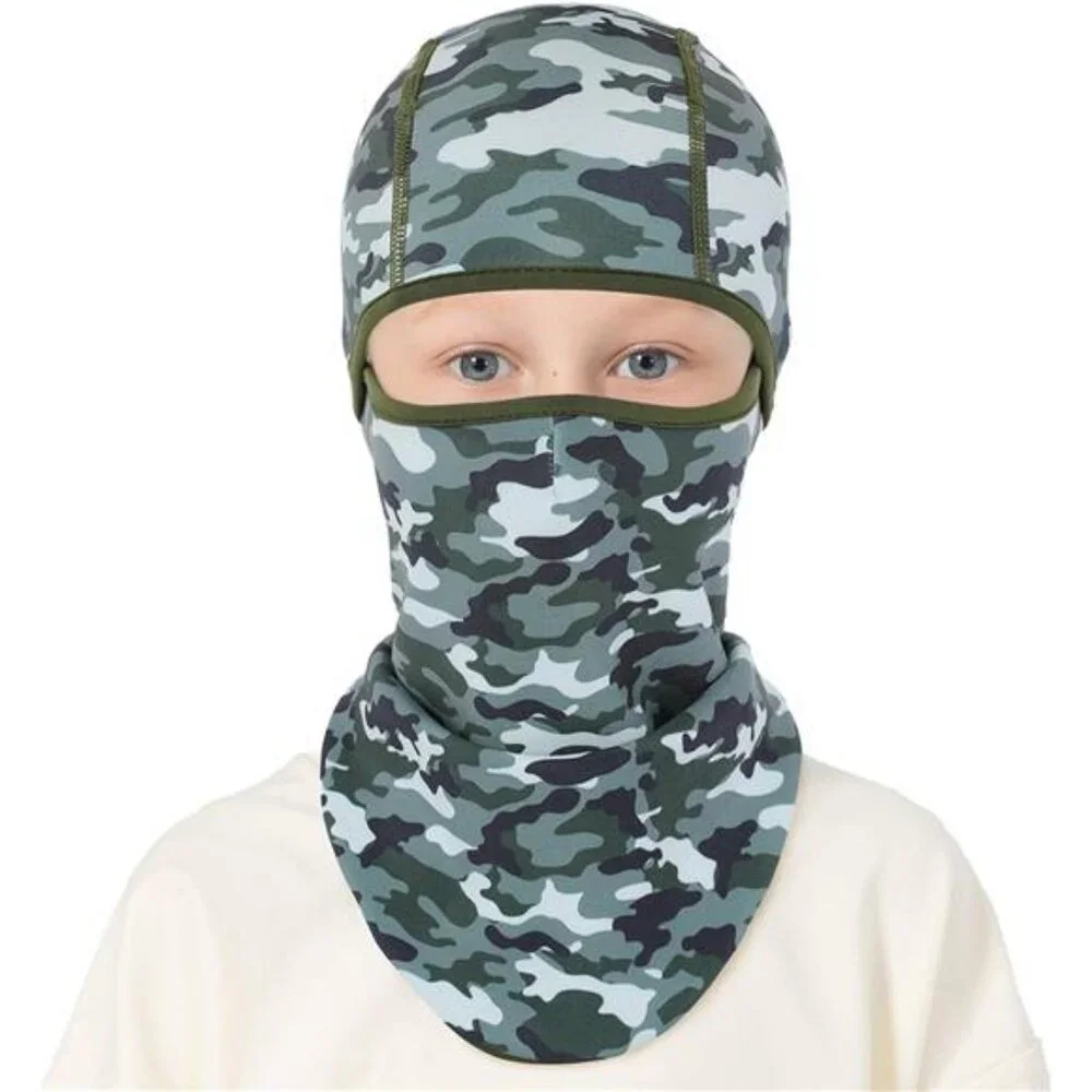 Kids Balaclava Windproof Ski Mask Winter Face Warmer for Cold Weather